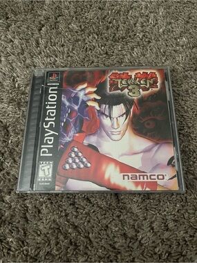 Sony PlayStation Tekken 3 Red and Black Cover